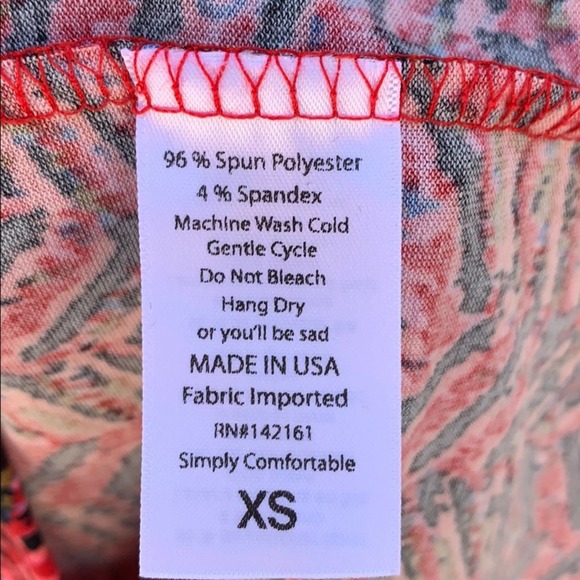 NWT Lularoe Julia Print Dress XS - Picture 3 of 7